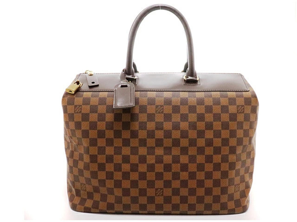 LOUIS VUITTON Greenwich Boston Bag Damier